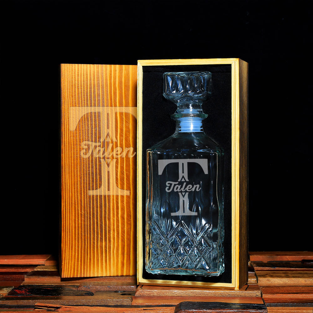 Personalized Whiskey Decanter - Personalized Gift - Engravedideas